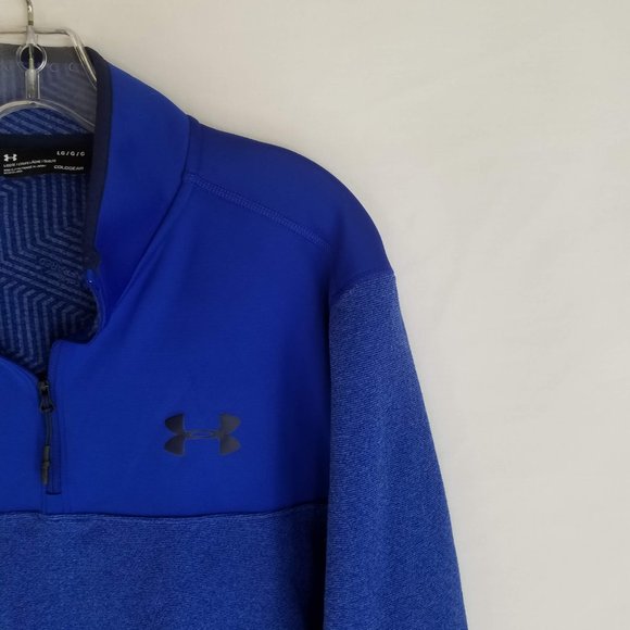 Under Armour Coldgear Infared 1/4 Zip Pullover Sweater Mens Size Large - Picture 3 of 6